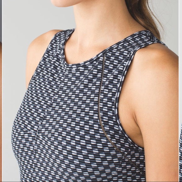 COPY - lululemon Til Dawn Dress tennis dress size 6 black and white fit and fla… - Picture 7 of 8